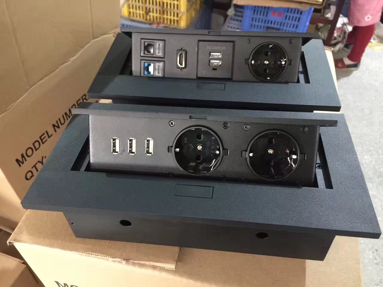 弹起式桌面插座配置可定制生产