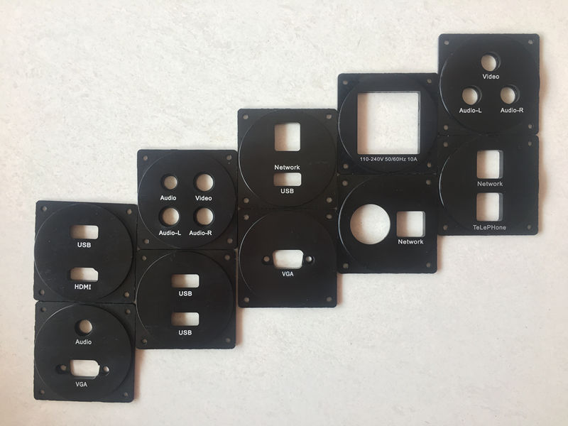 面板式多功能插座模块选择