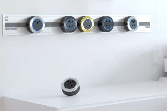 <b>新型桌面插座---线轨式</b>