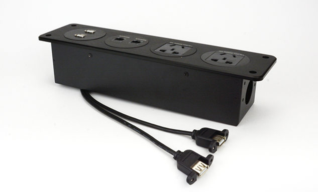 新型桌面插座与传统的对比